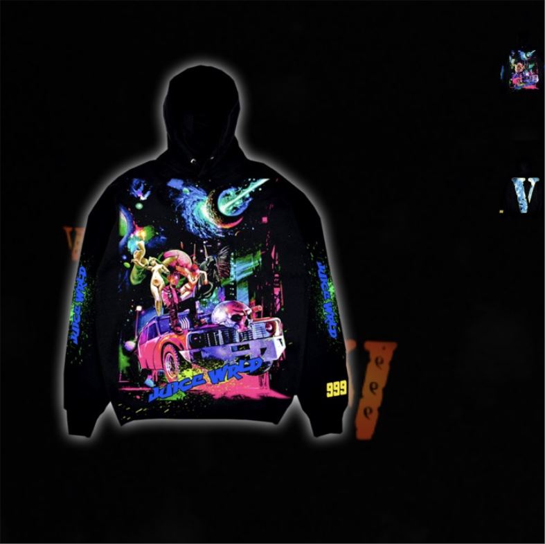 sk Vlone muži Kozmická mikina s kapucňou juice wrld 6PZ4N19 top