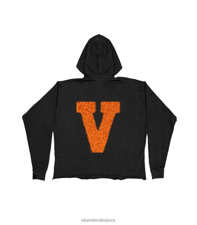sk Vlone muži ženilková mikina s kapucňou čierna/hnedá 6PZ4N83 top