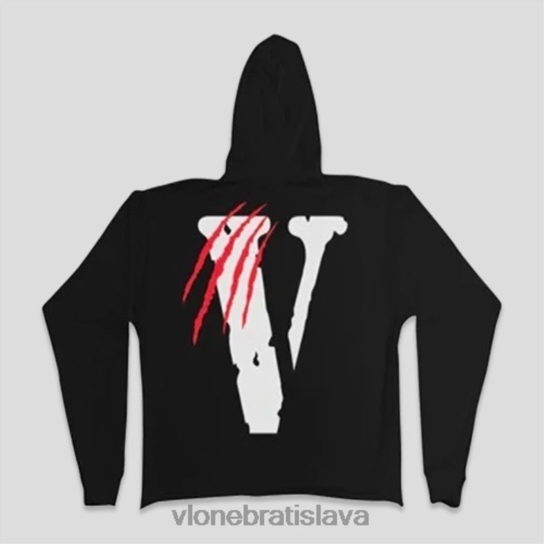 sk Vlone muži čierny panter s kapucňou 6PZ4N93 top
