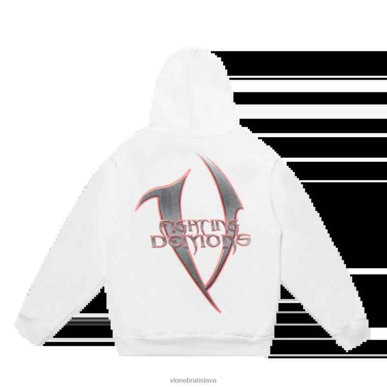 sk Vlone muži juice wrld blade mikina s kapucňou biela 6PZ4N4 top