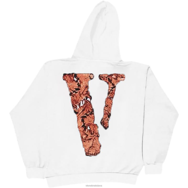 sk Vlone muži kodak black kb white mikina s kapucňou 6PZ4N51 top