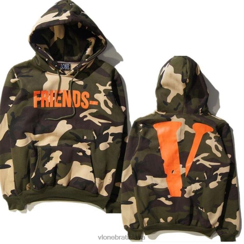 sk Vlone muži priatelia camo mikina s kapucňou priatelia & v striž 6PZ4N32 top