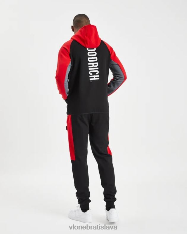 sk Vlone muži hoodrich black red og phaze track top tepláková súprava s kapucňou 6PZ4N373 top