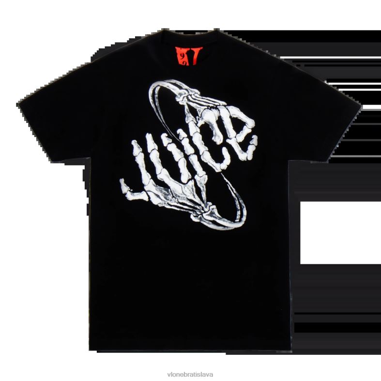 sk Vlone muži šťava wrld bones tee black 6PZ4N117 top