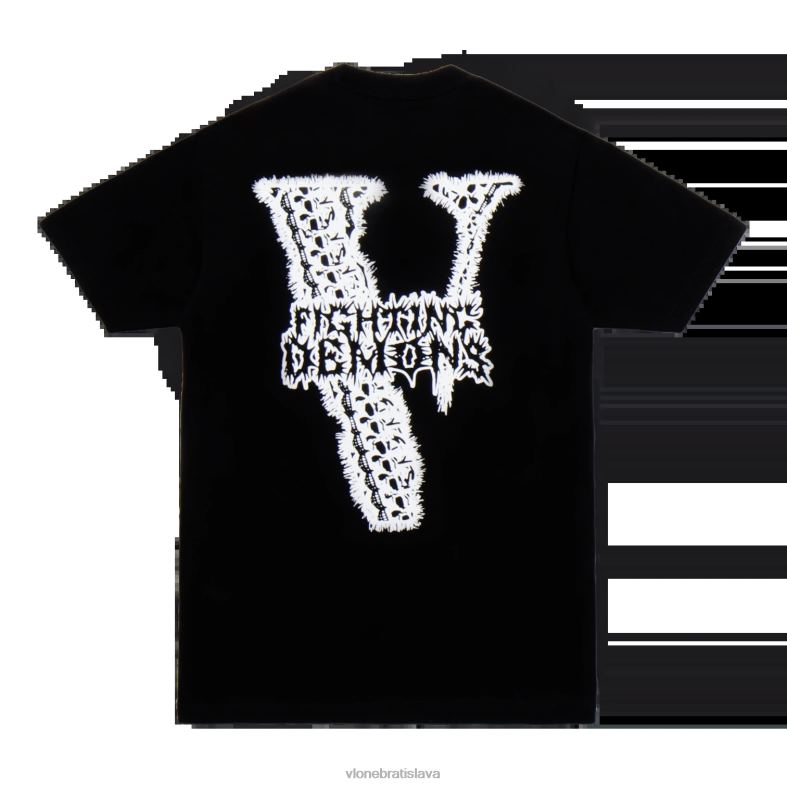 sk Vlone muži šťava wrld bones tee black 6PZ4N117 top
