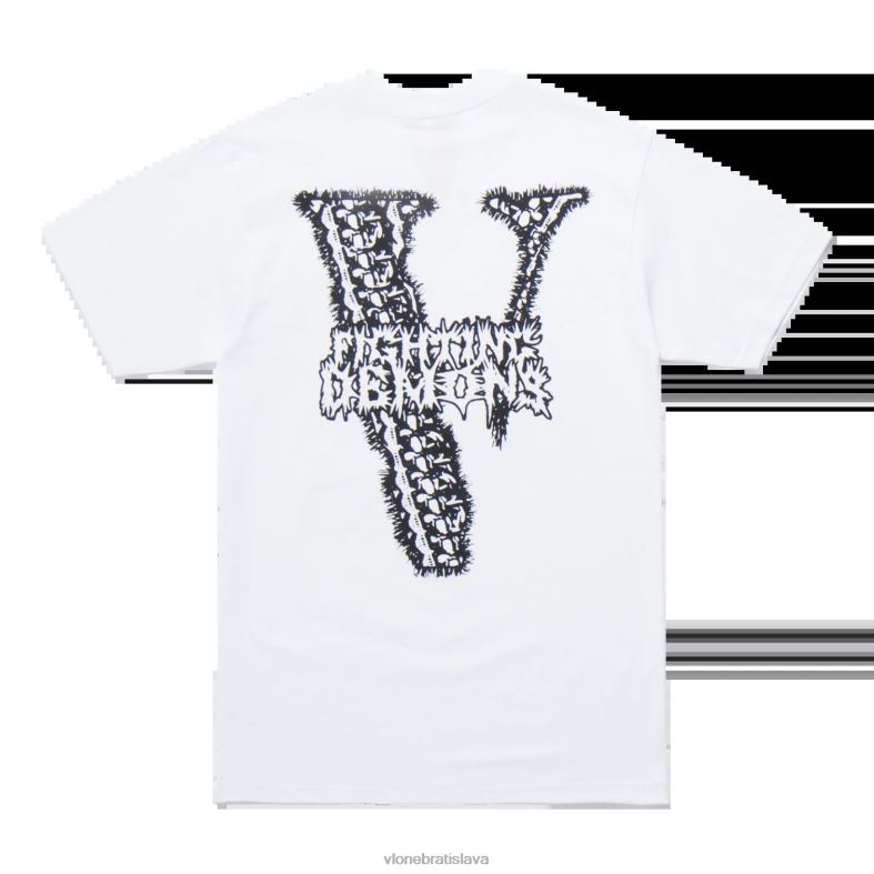 sk Vlone muži šťava wrld bones tee white 6PZ4N123 top