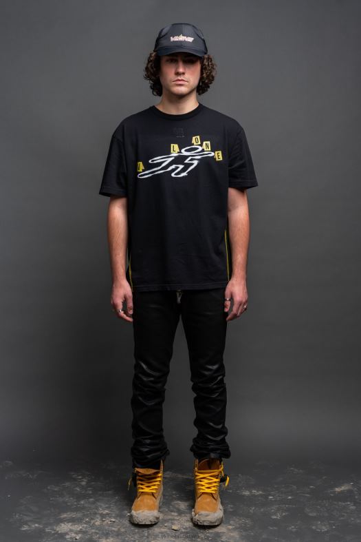 sk Vlone muži dont body yourself tričko čierne 6PZ4N105 top