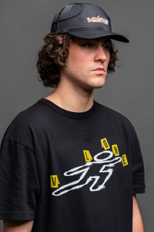 sk Vlone muži dont body yourself tričko čierne 6PZ4N105 top