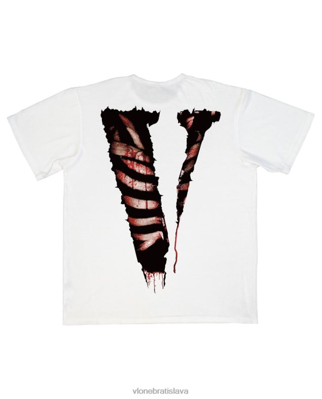 sk Vlone muži držať nepriateľov blízko tričko biele 6PZ4N165 top