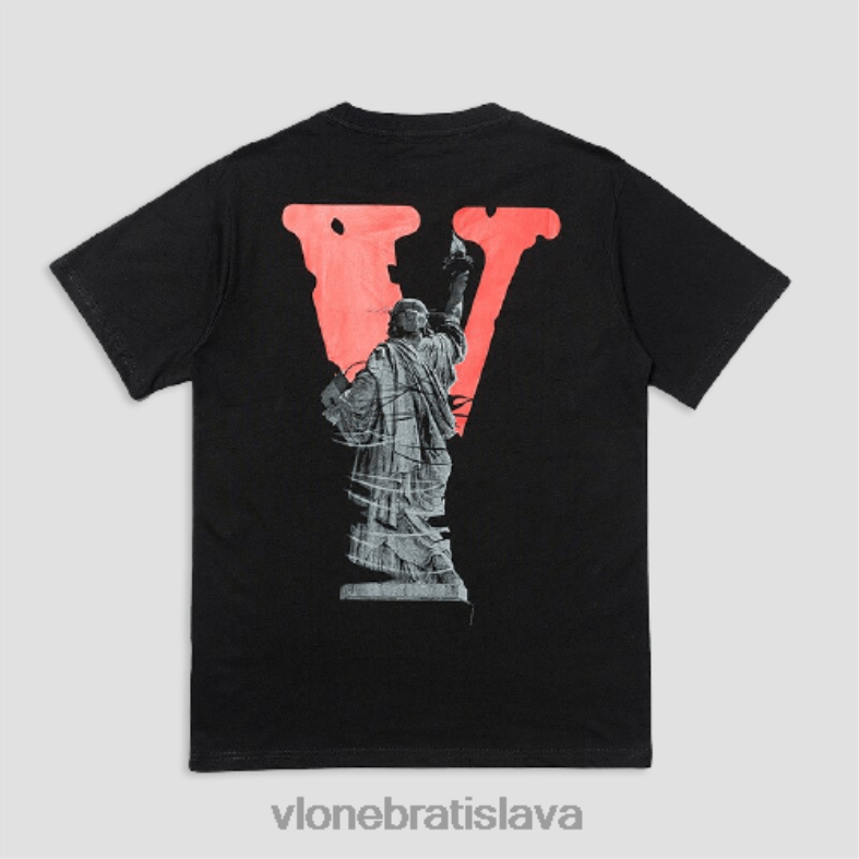 sk Vlone muži hip-hopové tričko so sochou slobody 6PZ4N299 top