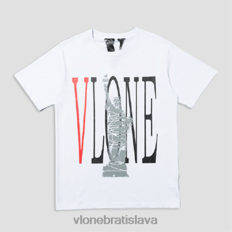 sk Vlone muži hip-hopové tričko so sochou slobody 6PZ4N299 top