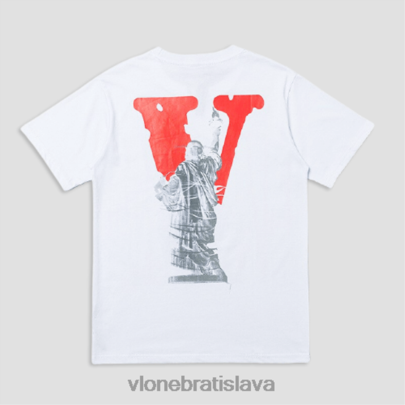 sk Vlone muži hip-hopové tričko so sochou slobody 6PZ4N299 top