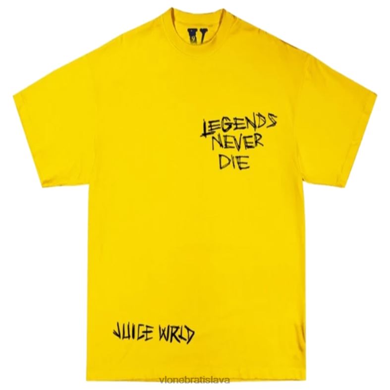 sk Vlone muži juice wrld inferno tee yellow pre dospelých 6PZ4N150 top