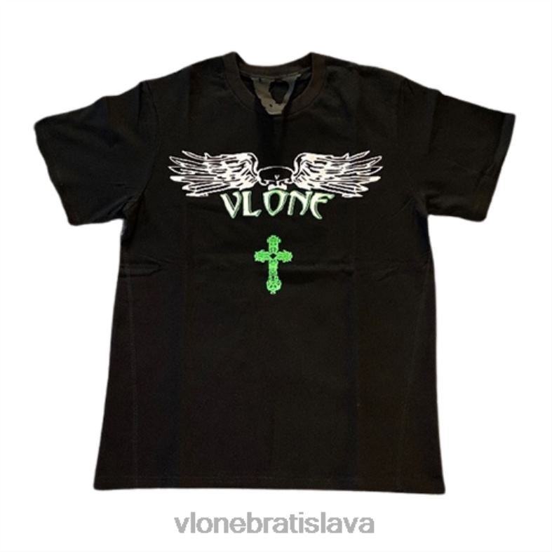 sk Vlone muži krížové tričko čiernej farby 6PZ4N249 top