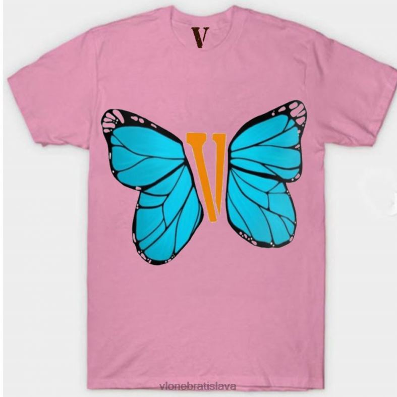 sk Vlone muži modré motýľové tričko 6PZ4N276 top