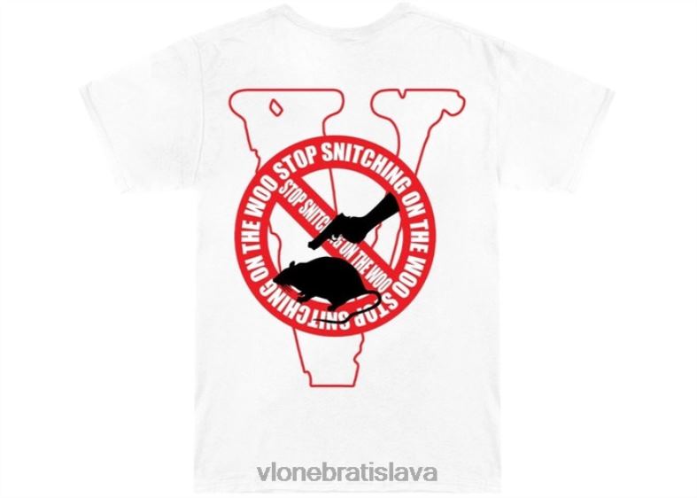 sk Vlone muži pop smoke stop snitching t shirt 6PZ4N335 top
