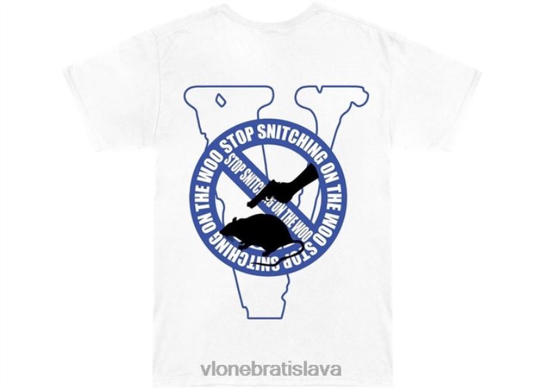 sk Vlone muži pop smoke stop snitching t shirt 6PZ4N336 top