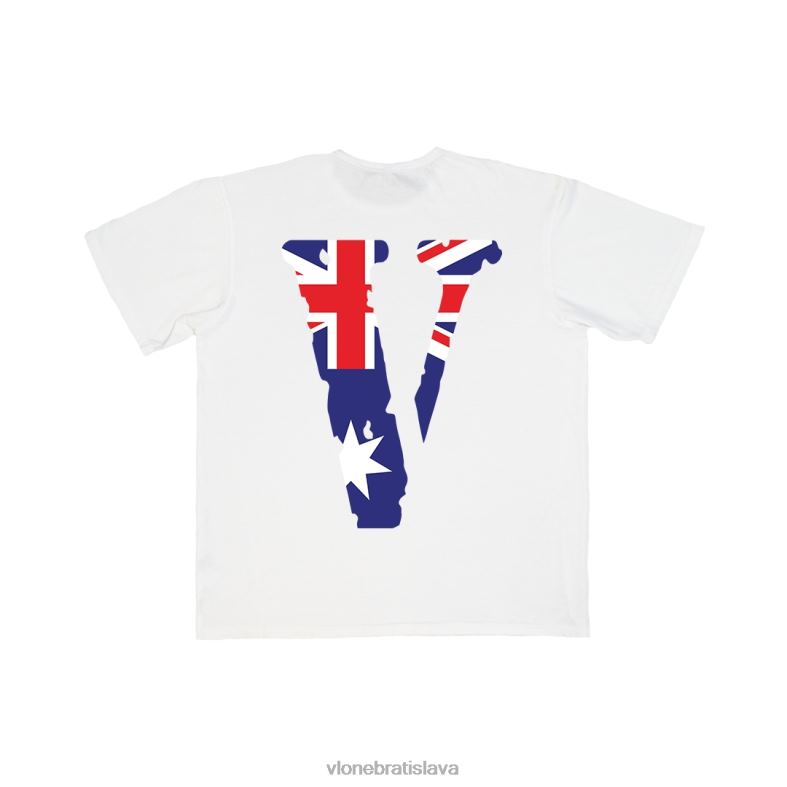 sk Vlone muži priatelia aus tričko biele 6PZ4N267 top