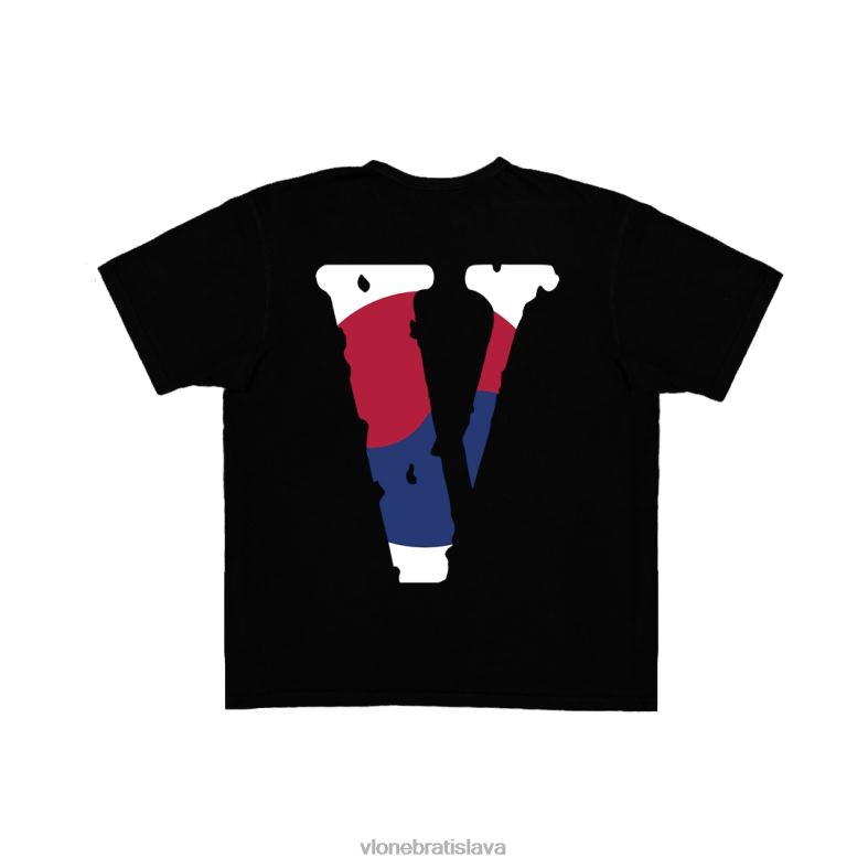 sk Vlone muži priatelia kor tričko čierne 6PZ4N257 top