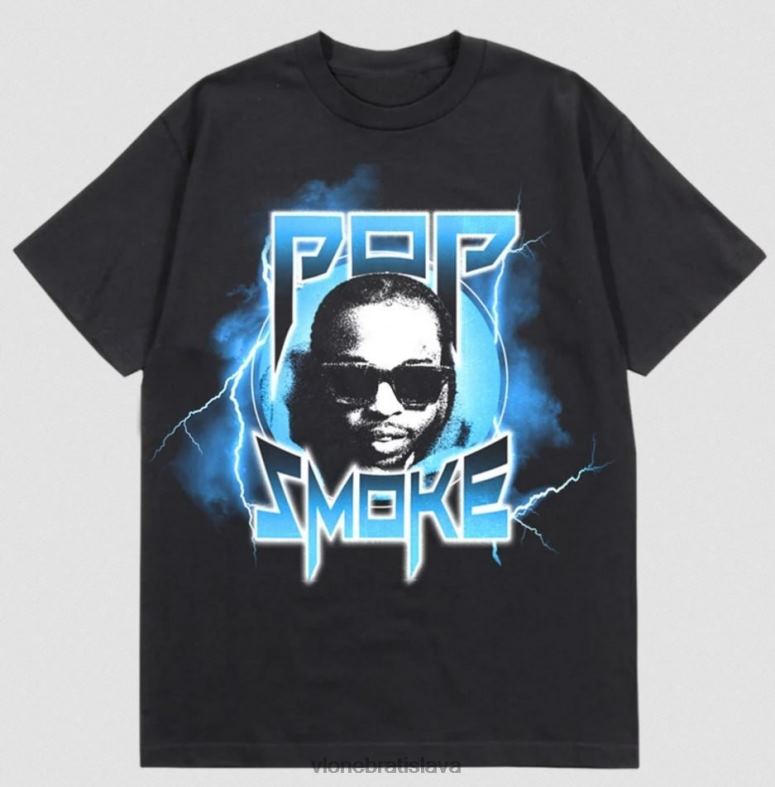 sk Vlone muži tričko pop smoke thunder 6PZ4N296 top