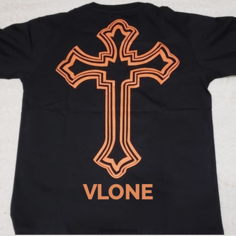sk Vlone muži tupac cross čierne tričko 6PZ4N190 top