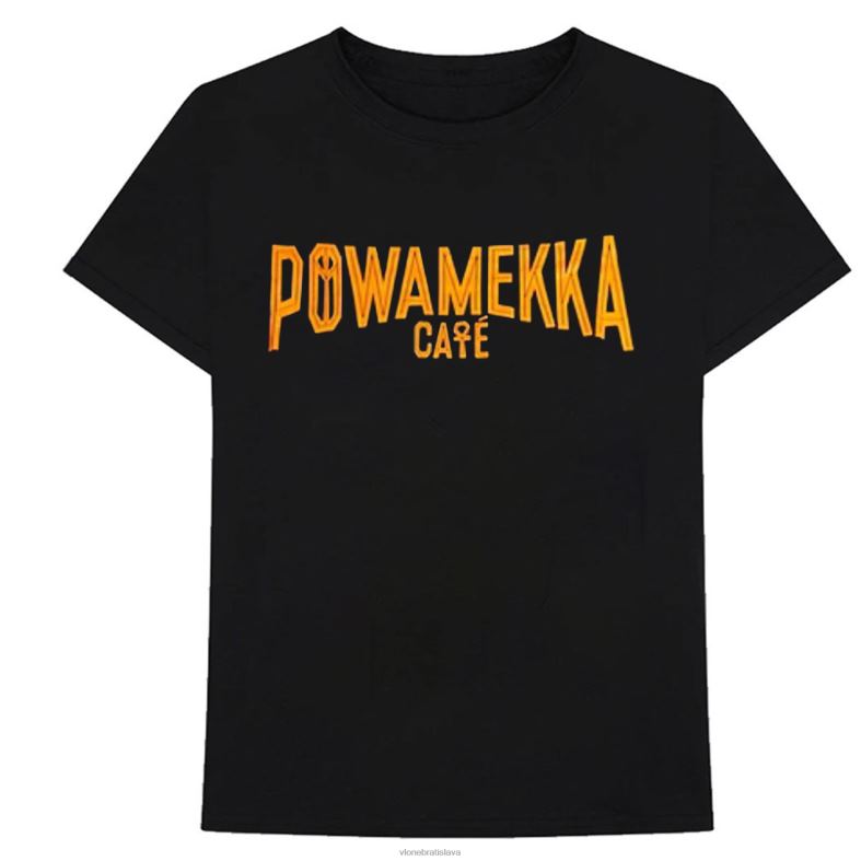 sk Vlone muži tupac powamekka cafe čierne tričko 6PZ4N194 top